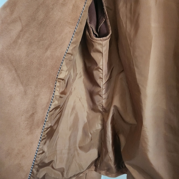 Betabrand Women’s Vegan-Suede Moto Jacket Large - Picture 4 of 7
